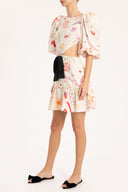 Fantasy Short Dress with Cut-Outs