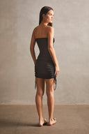 Hands Frilled Midi Dress