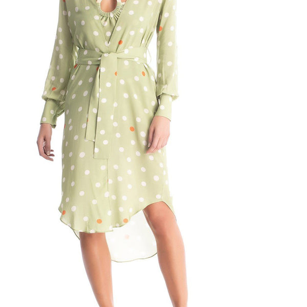 Vintage Pois Midi Robe Adriana Degreas International