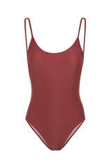 Inspired by 1980´s Brazilian beaches, this swimsuit is shaped with slim straps, low back and high-cut legs