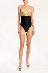 Hands Tulle Bodysuit With Bow