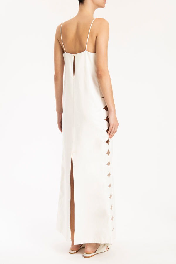 Bubble Long Dress With Straps