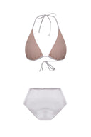 Silver Hot Pants Bikini
