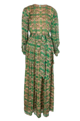 Exclusive Long Sleeved Long Dress